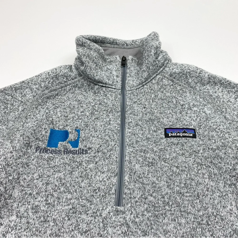 Women’s Patagonia x Process Results 1/4 Zip Fleece Sweatshirt Size Medium - Picture 2 of 5